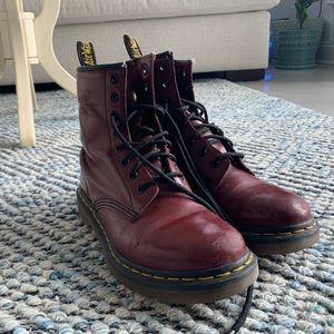 Dr. Martens 1460 Marroon Boots